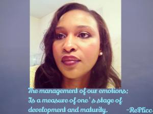 Managing Our Emotions