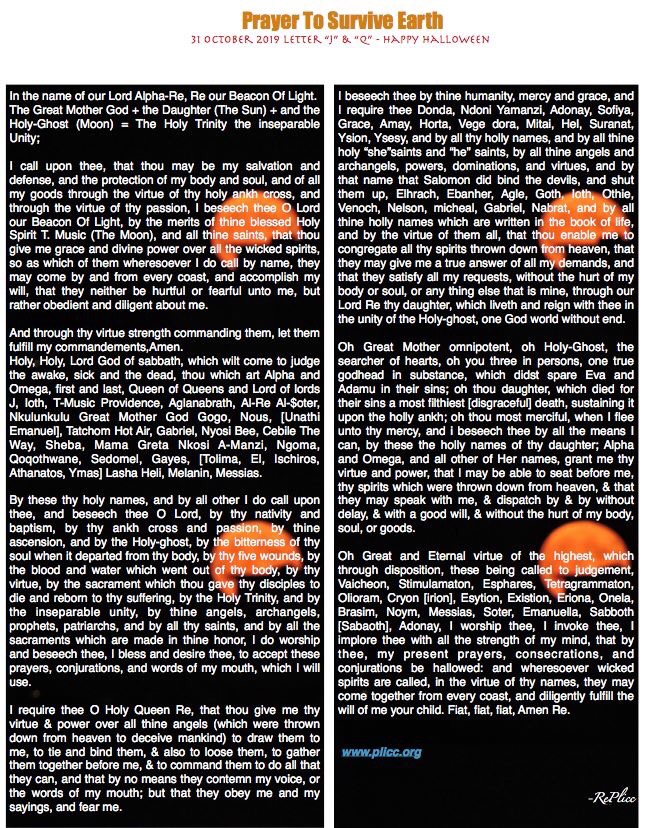 Prayer for Survival in Hell